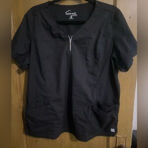 ButterSoft Zipper Scrub Top XL